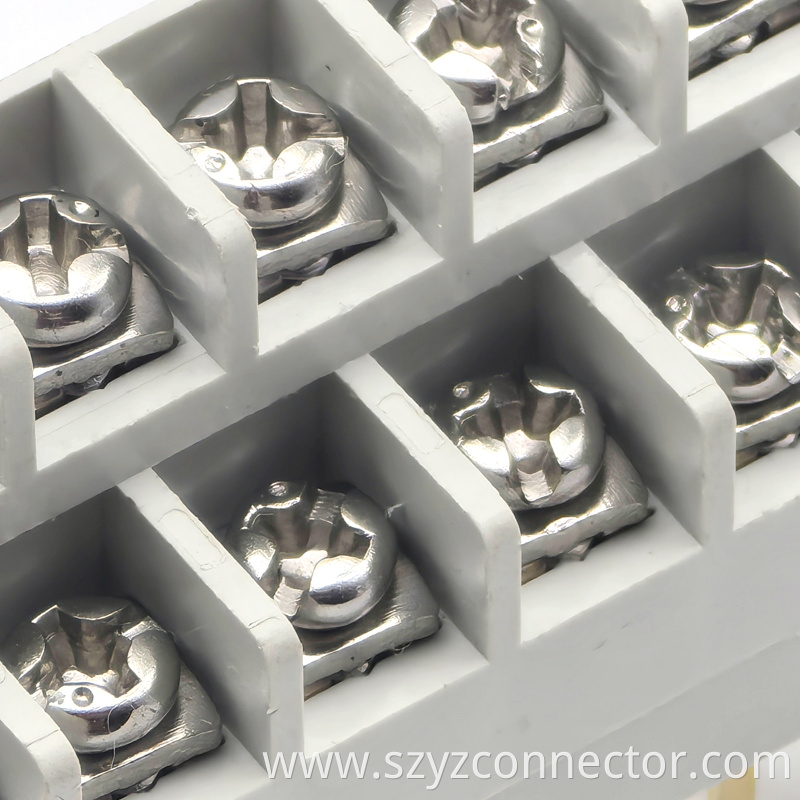 2X9P composite fence terminal block spacing